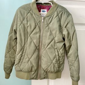 🍀Olive green kids bomber jacket🍀